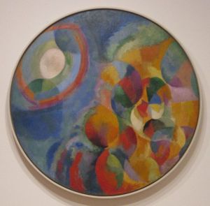 Simultaneous Contrasts: Sun and Moon by Robert Delaunay  This work is in the public domain in the European Union and non-EU countries with a copyright term of life of the author plus 70 years or less